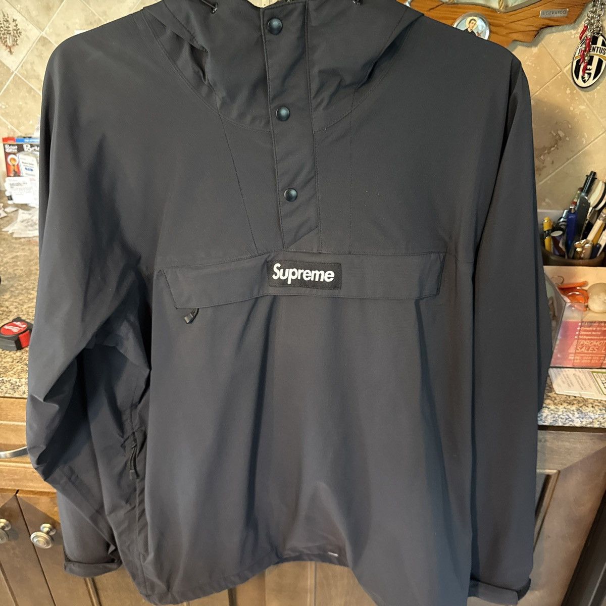 Streetwear × Supreme SS17 SUPREME Checkered Nylon Anorak