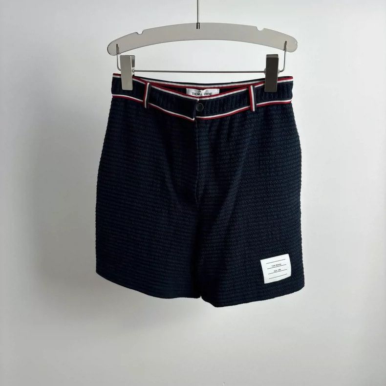 Thom Browne Thom Browne Blue and grey shorts Size US 40 / EU 56 - 1 Thumbnail