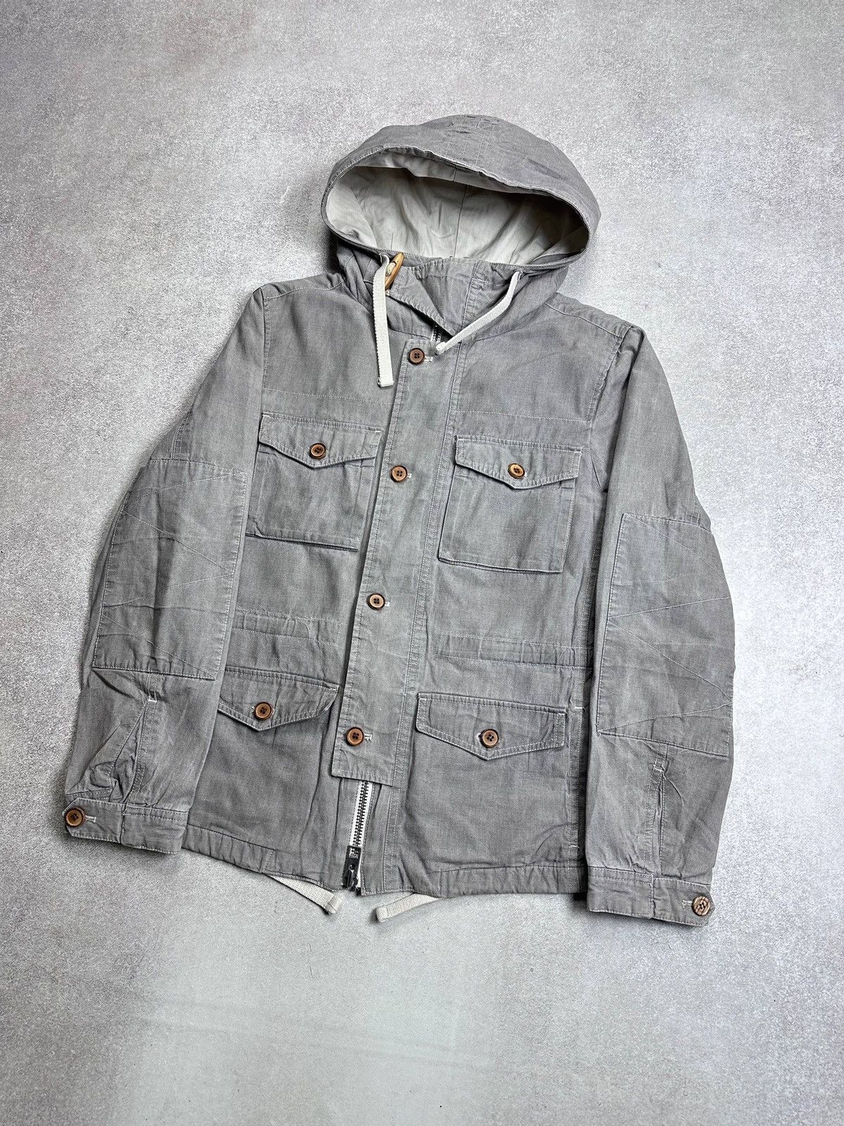 Allsaints Allsaints Multipocket Hooded Military Style Jacket Rare M Size US M / EU 48-50 / 2 - 2 Thumbnail