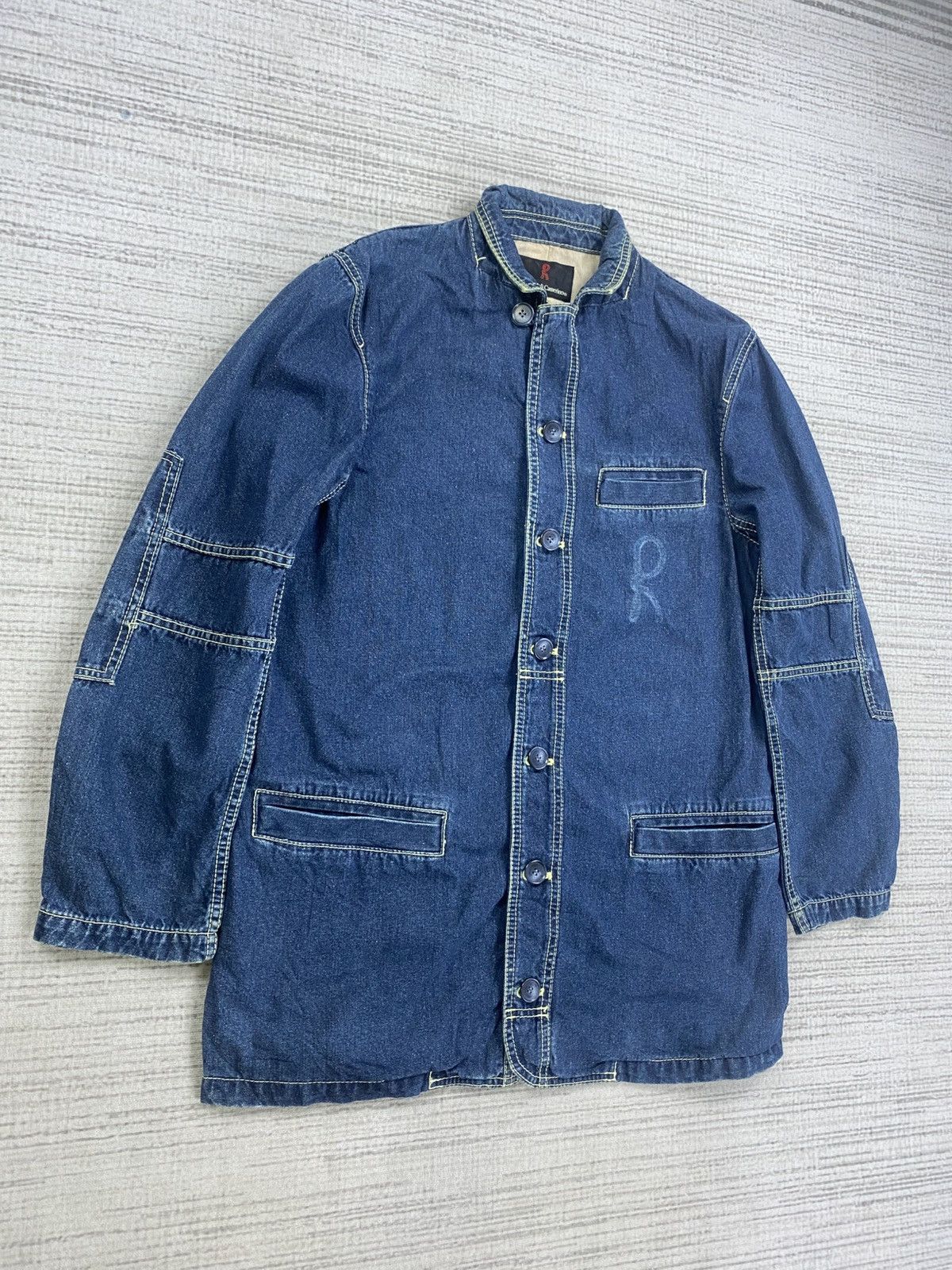 Roberta di Camerino Vtg 80s Roberta Di Camerino Denim Multipocket Jacket Size US M / EU 48-50 / 2 - 3 Thumbnail