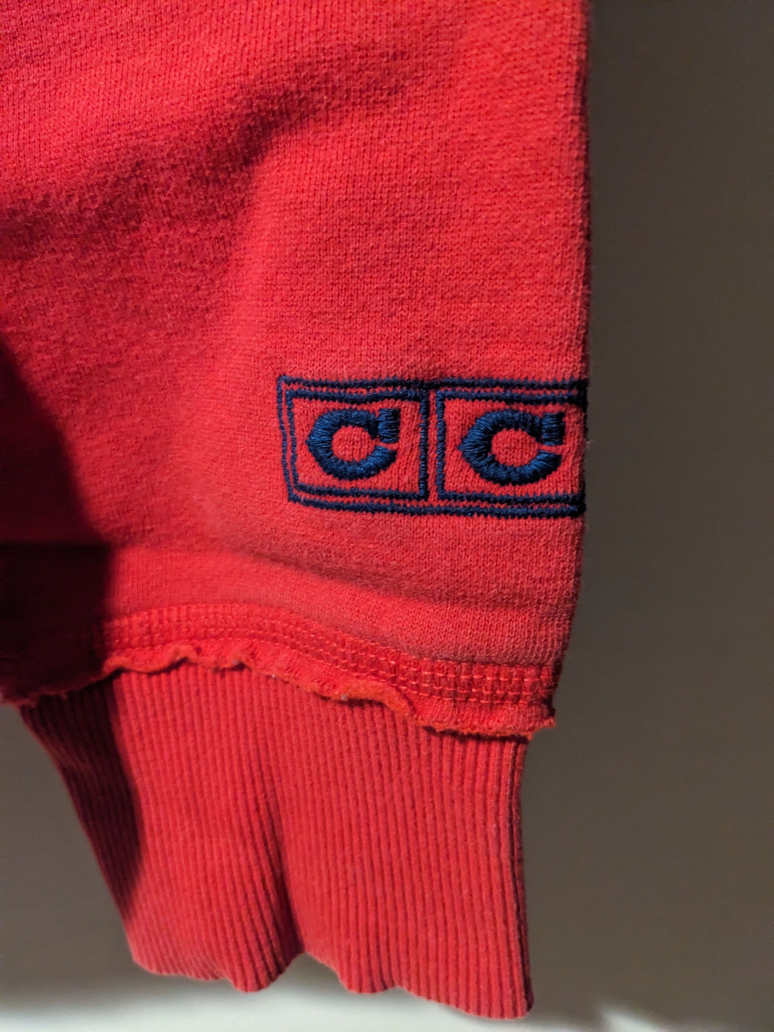 Ccm × NHL × Vintage Retro New York Rangers CCM Red Blue Small Hockey Hoodie Size US S / EU 44-46 / 1 - 3 Thumbnail