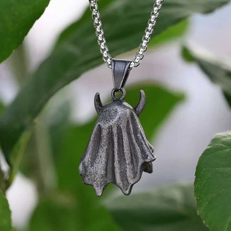 Japanese Brand × Jewelry Unique Black Skull Pendant Necklace 2025 Size ONE SIZE - 2 Thumbnail