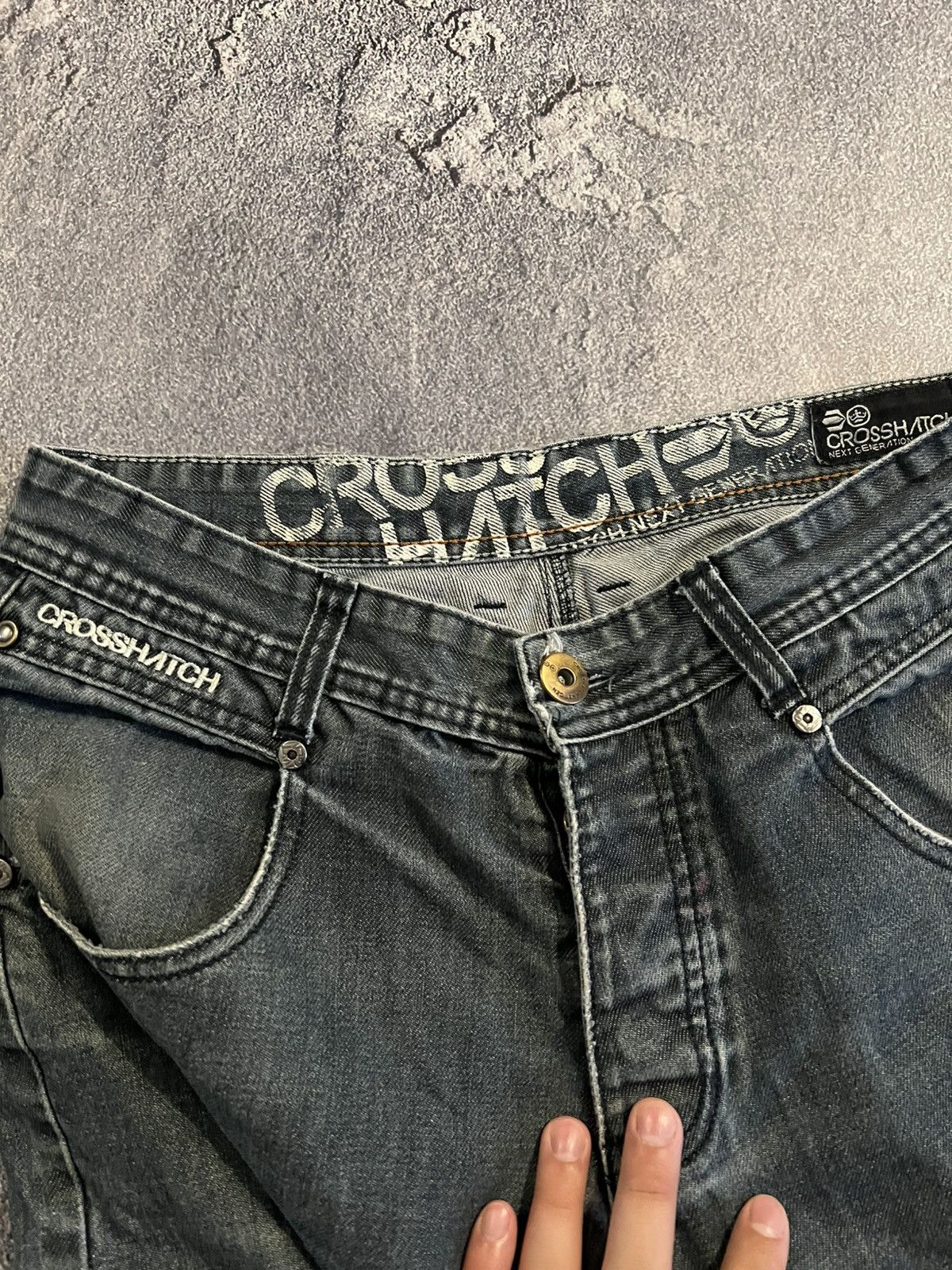 Vintage CRAZY Vintage Y2K Baggy Jeans / Retro Style 90s Size US 32 / EU 48 - 3 Thumbnail