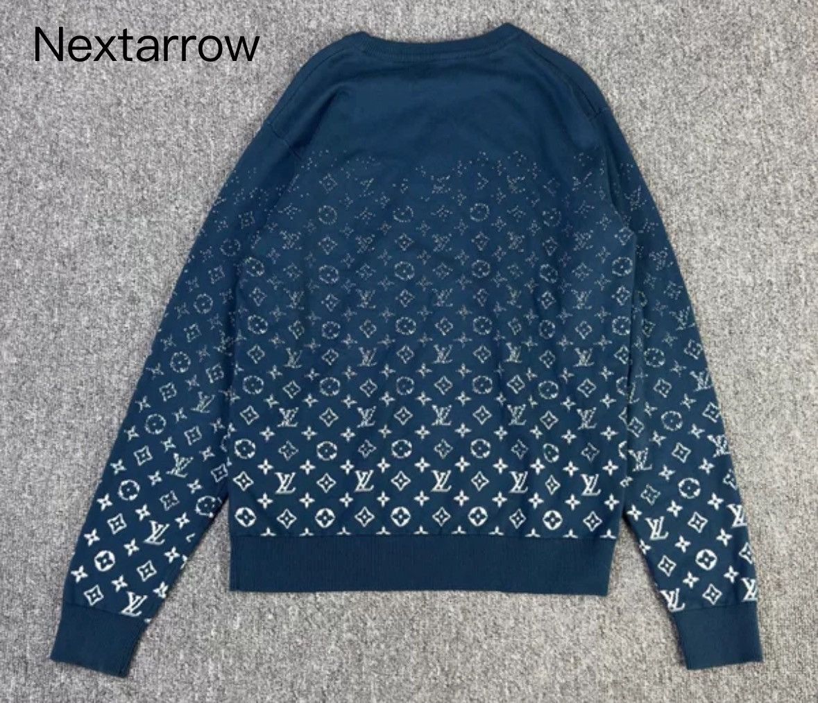 Louis Vuitton Louis Vuitton LV full print gradient knit sweater Size US M / EU 48-50 / 2 - 2 Thumbnail