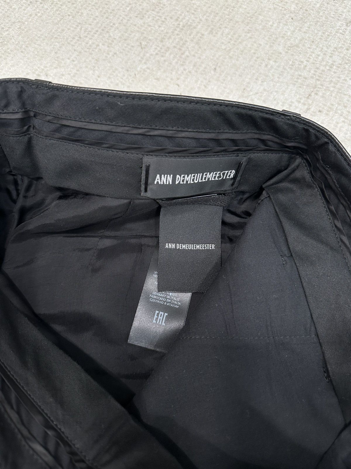 Ann Demeulemeester Ann Demeulemeester leather pants Size US 42 / EU 58 - 3 Thumbnail