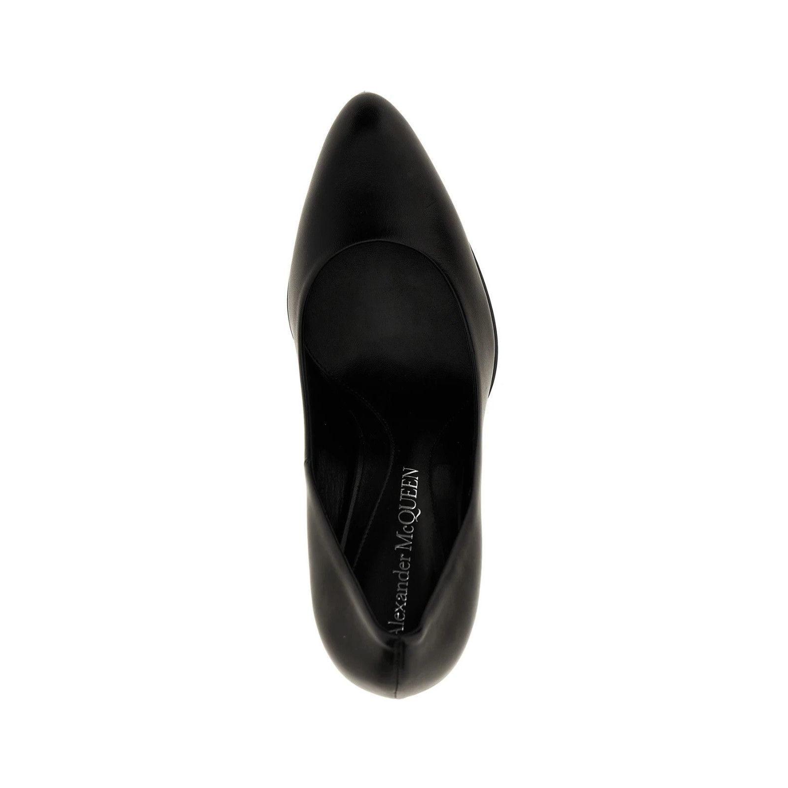 Alexander McQueen ALEXANDER MCQUEEN Black Leather 10mm Pumps New & Authentic ( Size US 9 / IT 39 - 4 Thumbnail