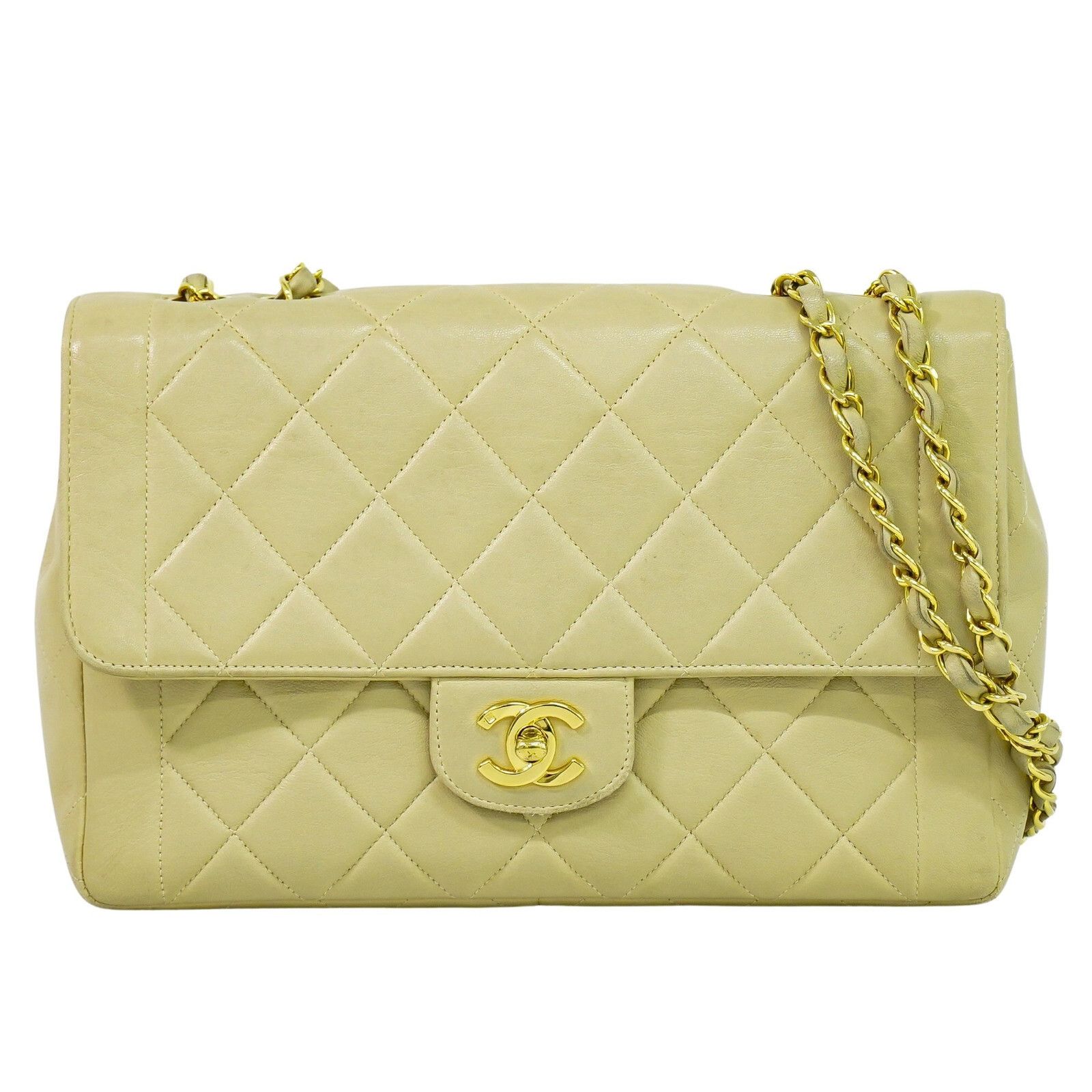 Chanel Chanel Vintage Square Flap Bag Quilted Lambskin Size ONE SIZE - 1 Thumbnail