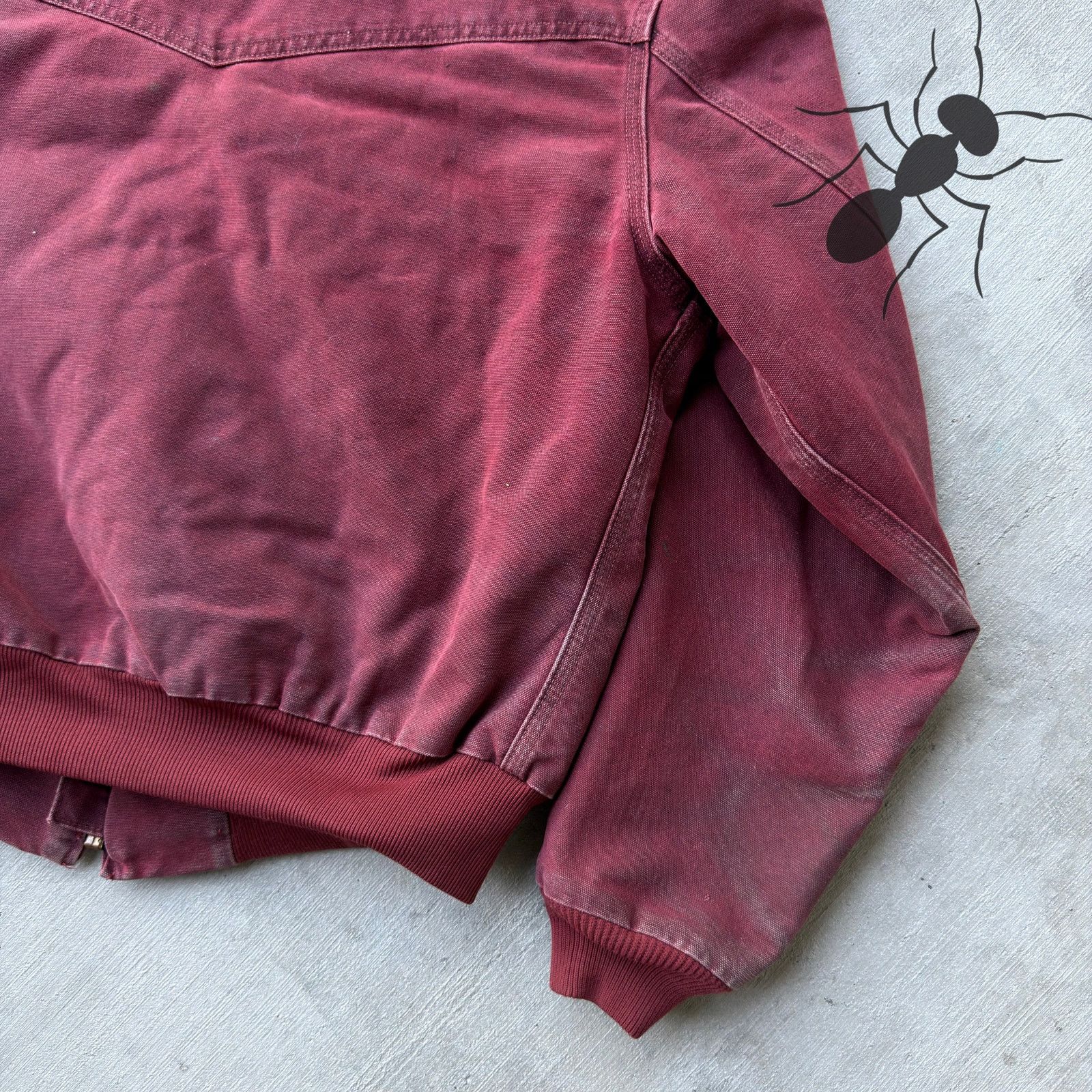 Carhartt × Vintage Carhartt red Santa Fe work wear jacket Size US L / EU 52-54 / 3 - 8 Thumbnail