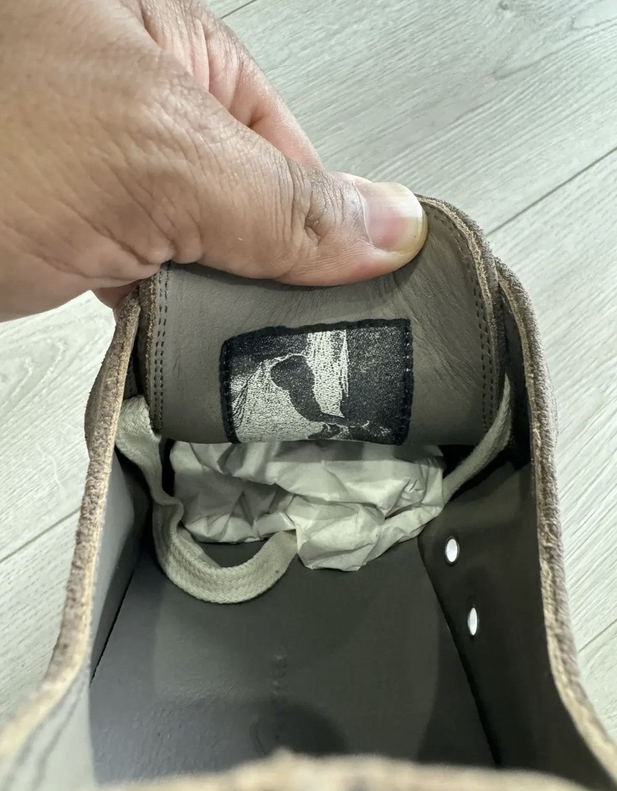 Rick Owens RICK OWENS RAMONE SNEAKER DUST Size US 8 / EU 41 - 6 Thumbnail