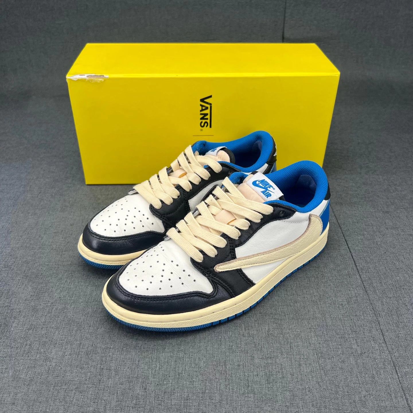 Nike Air Jordan 1 Low TS 2.0 Lightning Reverse Swoosh Women's 38 Size US 7 / IT 37 - 1 Thumbnail