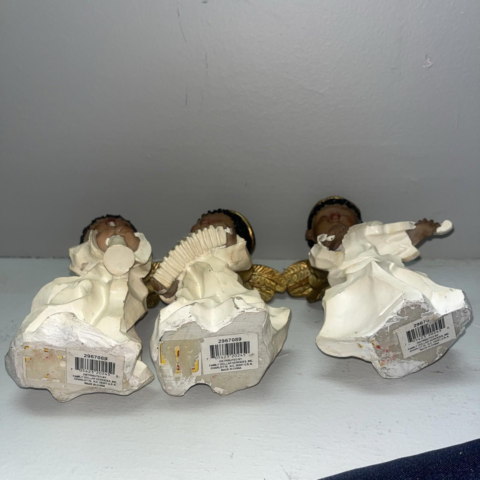 The Unbranded Brand Lot Of 3 African American Child Angels Figurine Size ONE SIZE - 5 Thumbnail