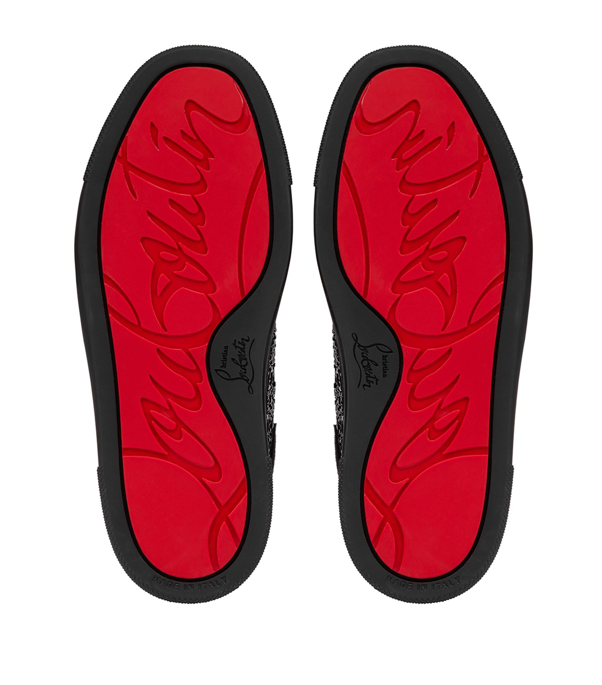 Christian Louboutin o1s1wg110924 Louisario Flat High Sneaker in Black Size US 8 / EU 41 - 5 Thumbnail