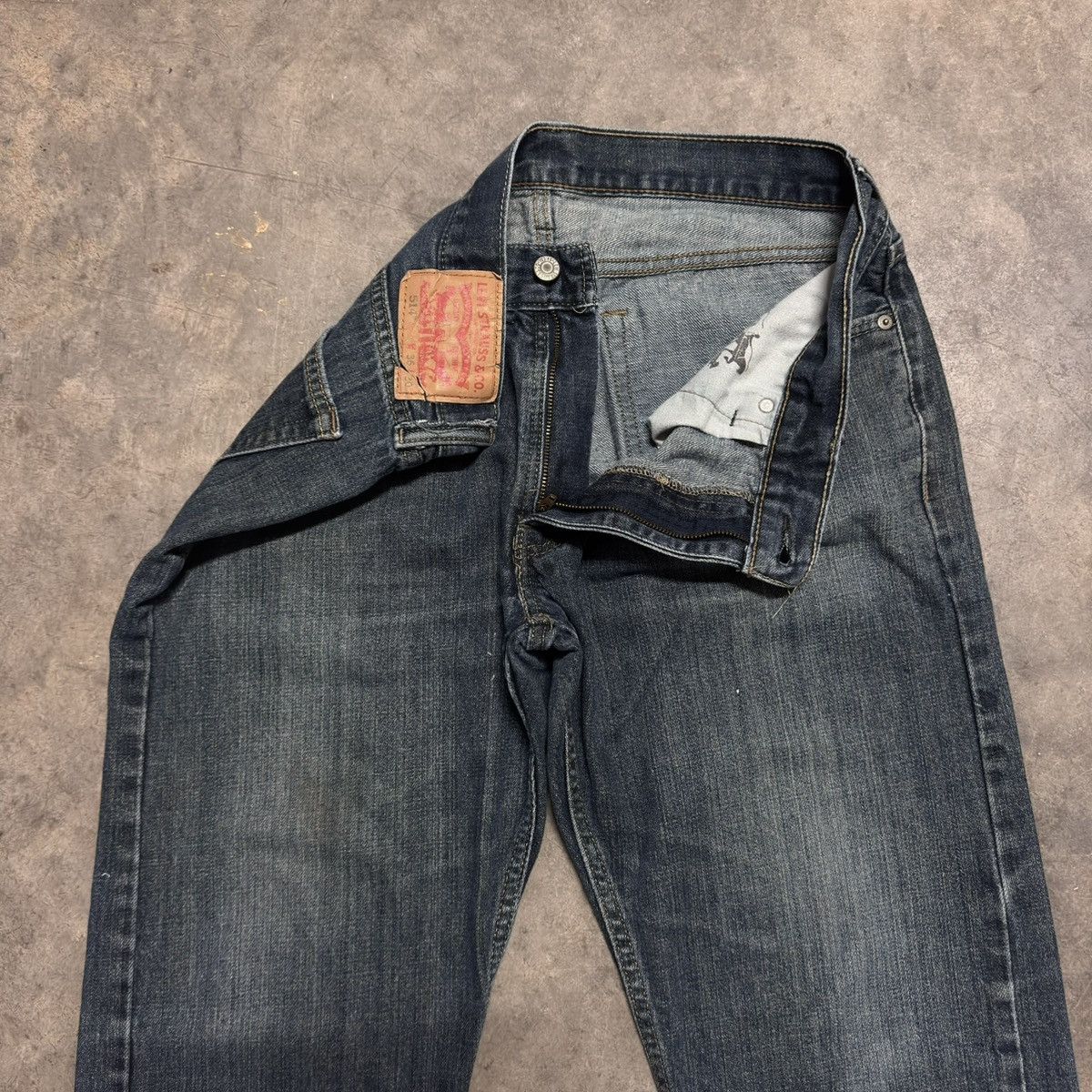 Levi's × Levi's Vintage Clothing Vintage Levis 514 Size 36x29 Distressed Hem Red Tag 90s Y2K Size US 36 / EU 52 - 2 Thumbnail