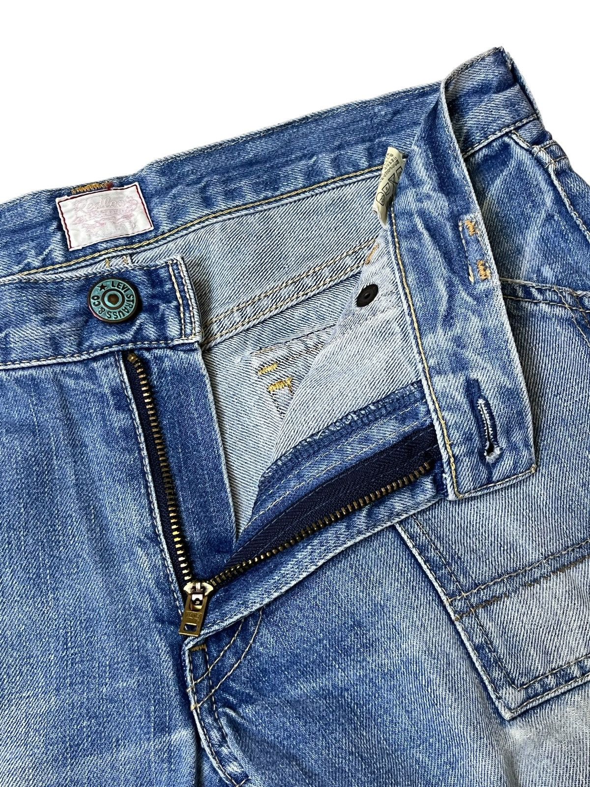 Levi's Vintage Clothing RETRO🔥VINTAGE LEVI’S REDLOOPS BUSHPANT FLARED JEANS Size US 31 - 11 Thumbnail