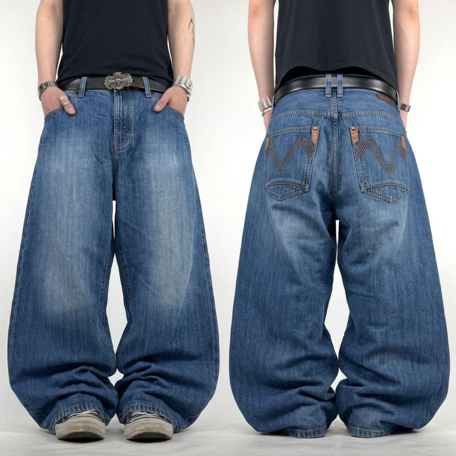 Sean John × Vintage Vintage Sean John Baggy Fit Wide Leg Denim