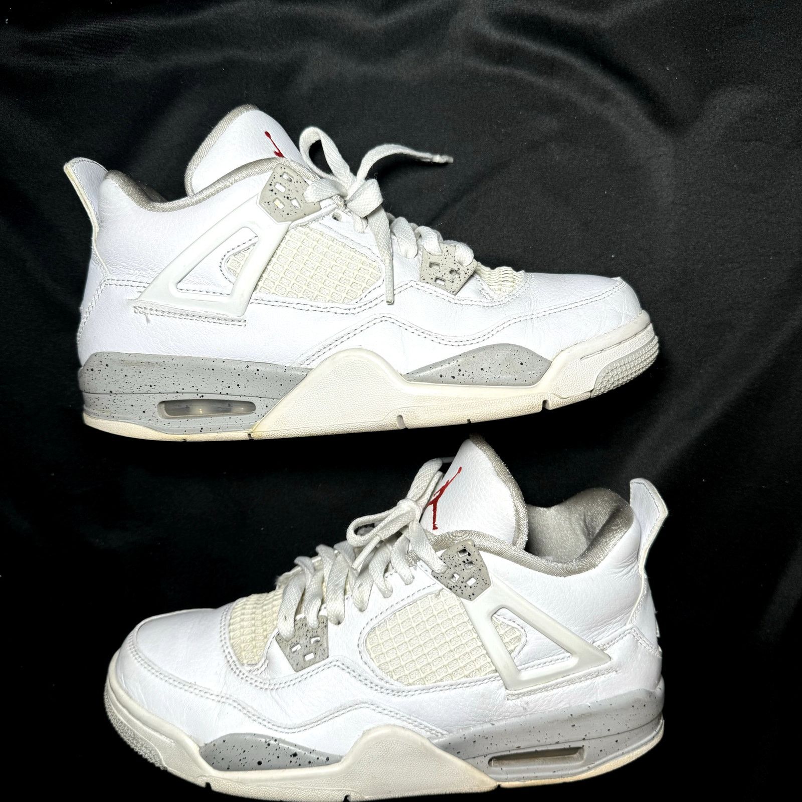Jordan Brand × Nike Size 7 - Nike Air Jordan 4 Retro GS White Oreo Men's Shoes Size US 7 / EU 40 - 3 Thumbnail