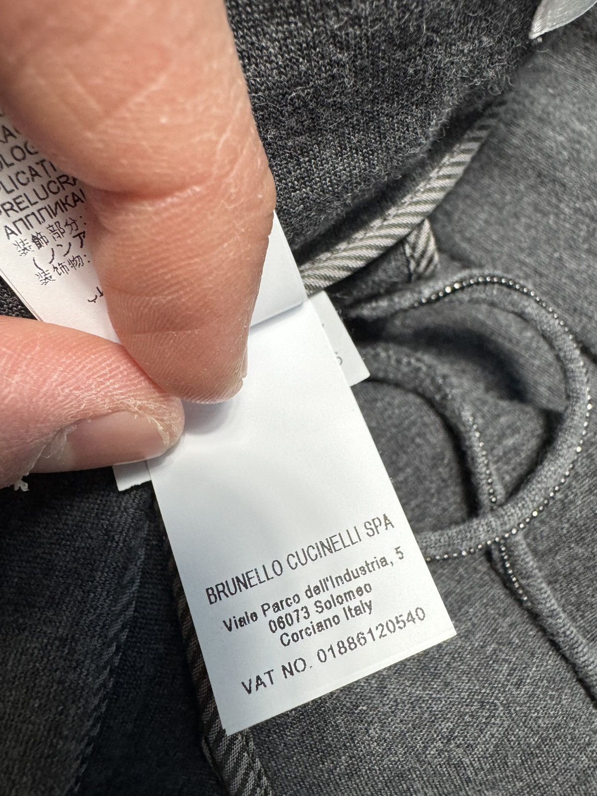 Brunello Cucinelli Brunello Cucinelli Women’s Pants Grey Size IT 44 Size 30" / US 8 / IT 44 - 9 Thumbnail