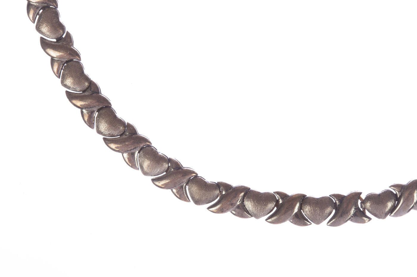 Designer Sterling Silver Sweetheart Eternity Necklace Size ONE SIZE - 2 Thumbnail