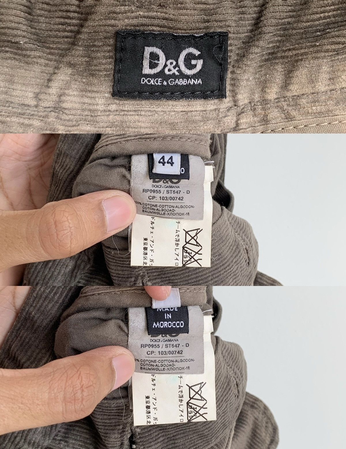 Dolce & Gabbana Archive Dolce & Gabbana Big Front Pocket Military Cargo Pant Size US 31 - 4 Thumbnail