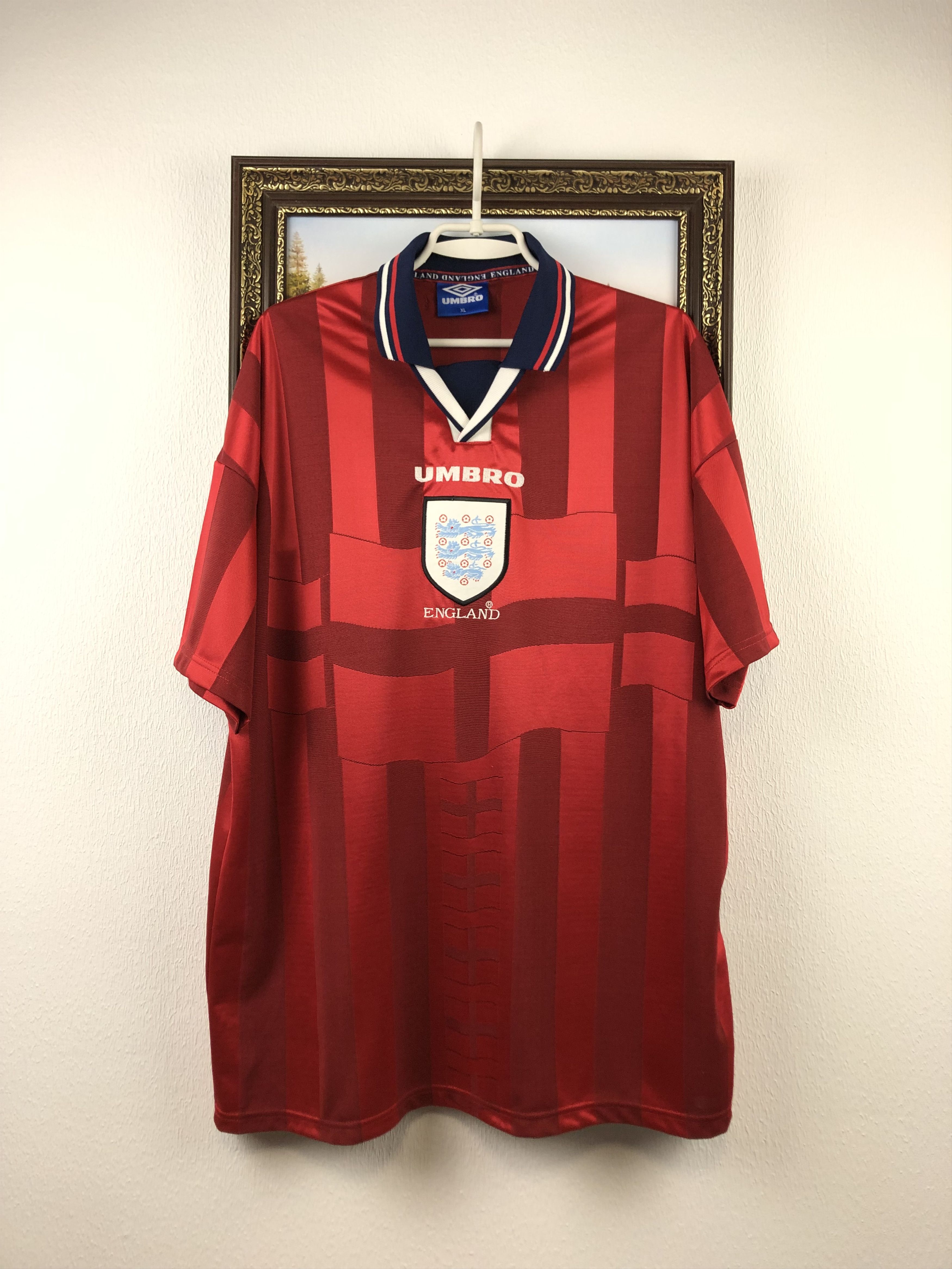 England Football 1997 Shirt Jersey Umbro World Cup Soccer