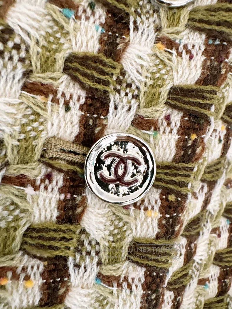 Chanel Chanel 23A Dakar Series Colourful Tweed Coat Size XXS / US 00 / IT 34 - 5 Thumbnail