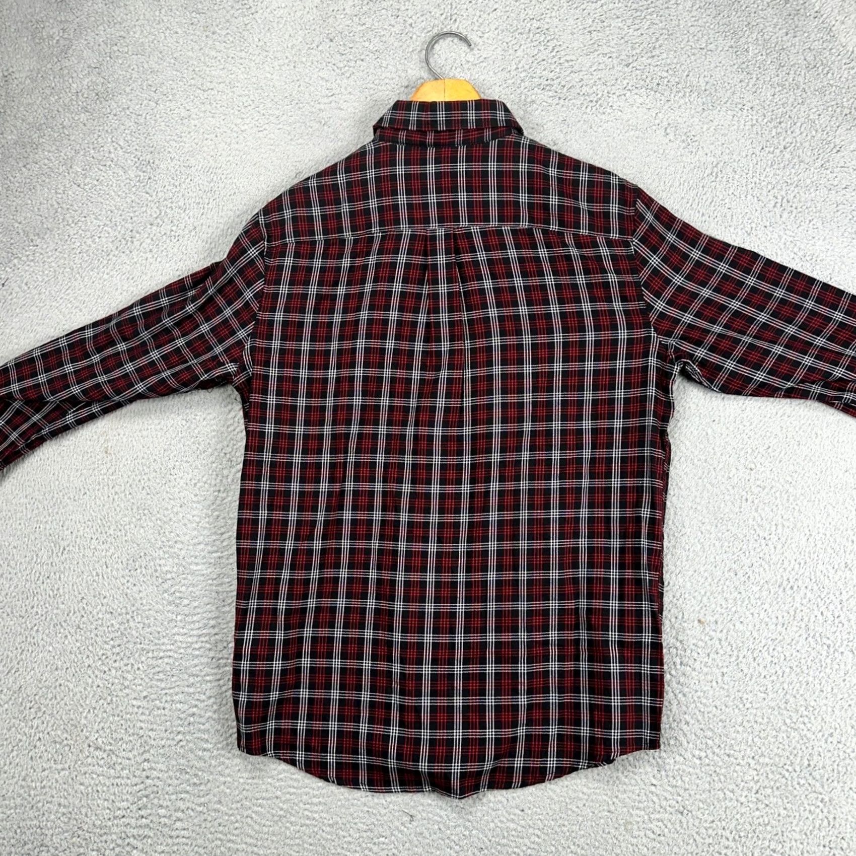 Chaps VINTAGE? No. Chaps Button Up Shirt Mens Medium Red Black Plaid Long Sleeve Pocket Casual NEW Size US M / EU 48-50 / 2 - 4 Thumbnail
