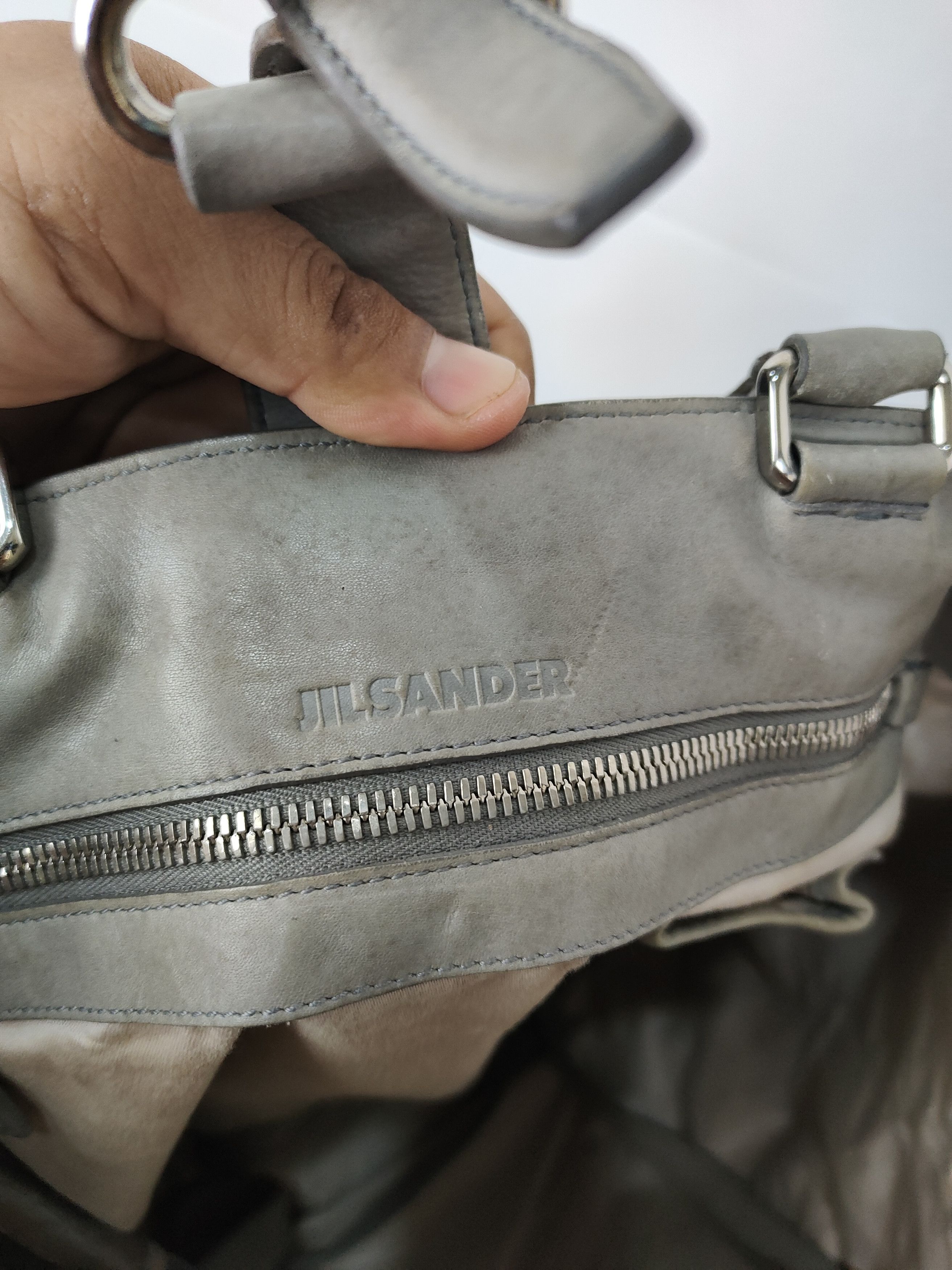 Jil Sander Jil Sander 2 way Leather Hand Bag Size ONE SIZE - 6 Thumbnail