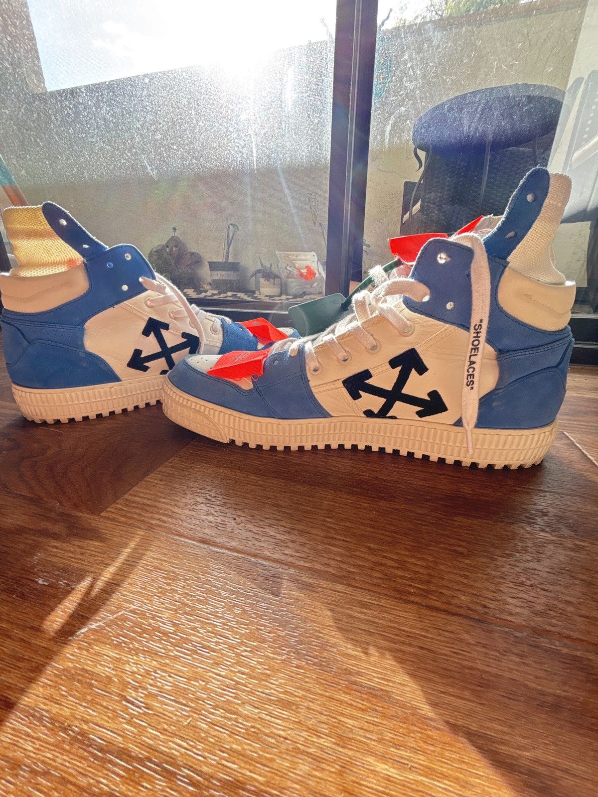 Off-White OFF-WHITE Off-Court 3.0 High White Sky Blue Size US 11.5 / EU 44-45 - 3 Thumbnail