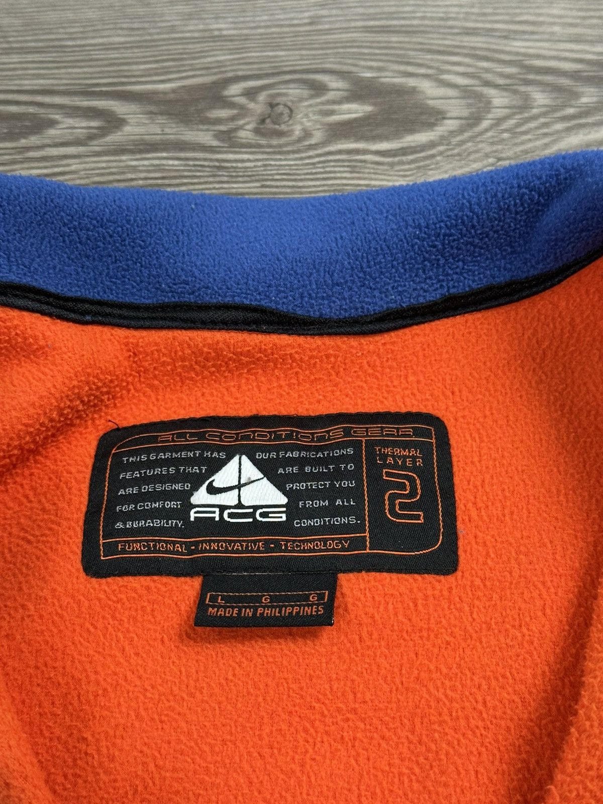 Nike × Vintage Vintage Nike ACG Fleece Vest Size US L / EU 52-54 / 3 - 5 Thumbnail