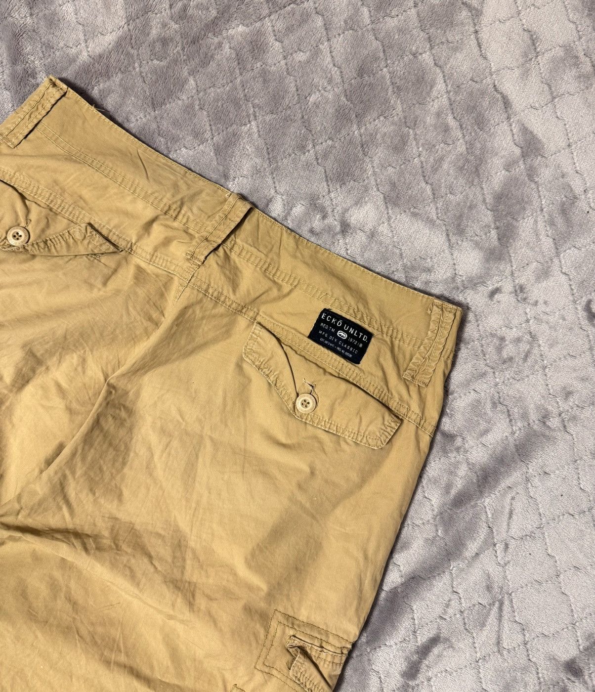 Ecko Unltd. × Vintage Vintage y2k Ecko Unltd Cargo Shorts Size US 34 / EU 50 - 4 Thumbnail