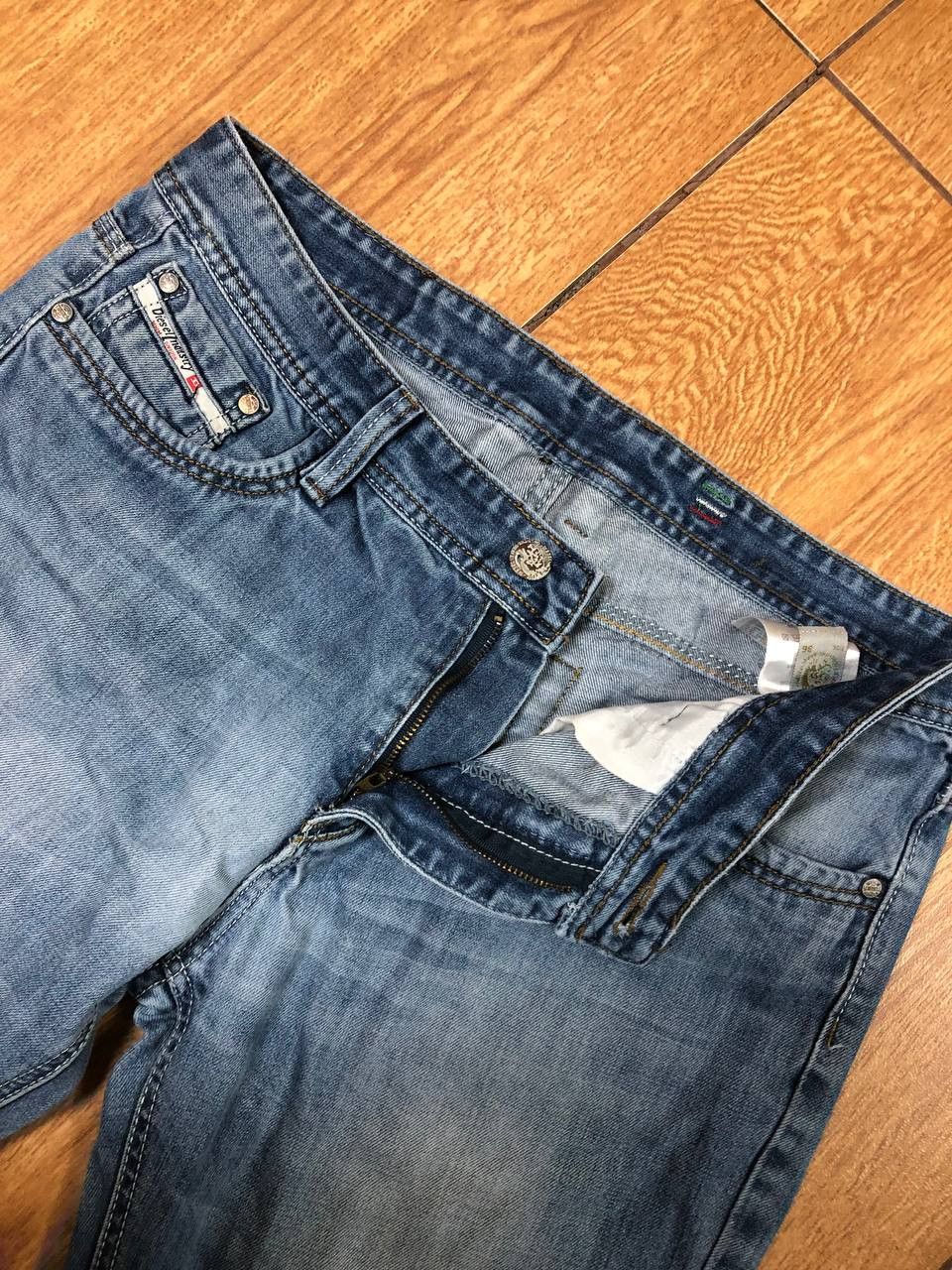 Diesel × Japanese Brand Crazy Crash Dirty Baggy Faded Jean Japan Avant Garde Style Size US 36 / EU 52 - 17 Thumbnail