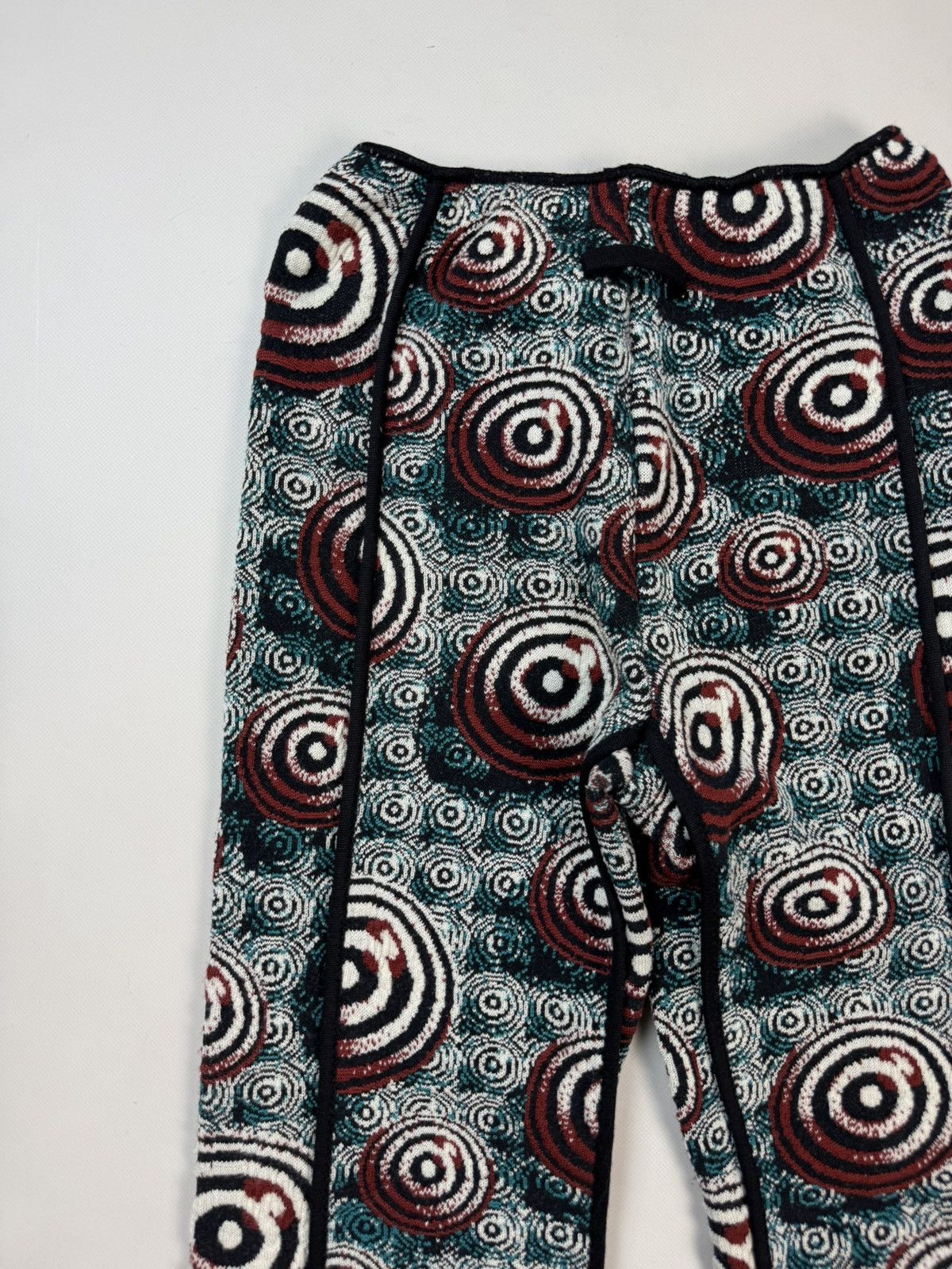 Jean Paul Gaultier Gaultier FW1996 Vintage OP Print Spiral Wool Pants Trousers Size 30" / US 8 / IT 44 - 22 Thumbnail