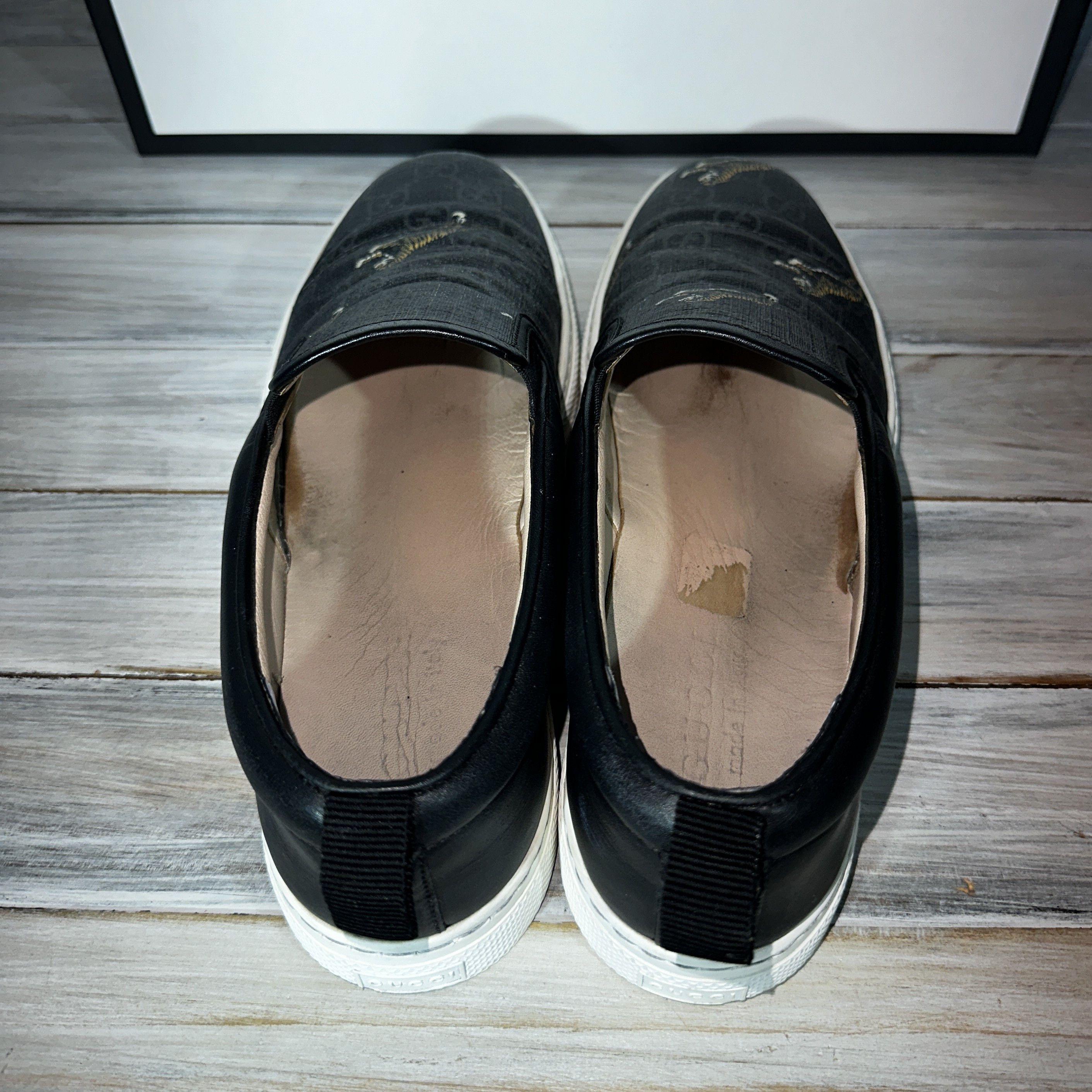 Gucci GUCCI GG Supreme Tiger Slip On Sneakers Made In Italy Luxury Size US 7 / EU 40 - 11 Thumbnail