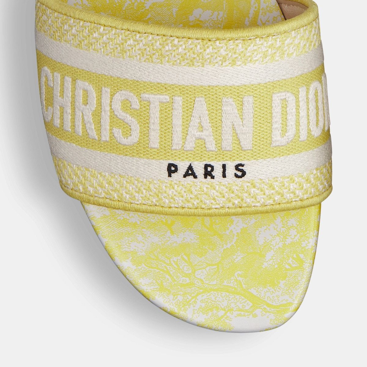 Dior o1bcso1str0226 Dioriviera Dway Slide in Lemon Yellow Size US 9 / IT 39 - 4 Thumbnail