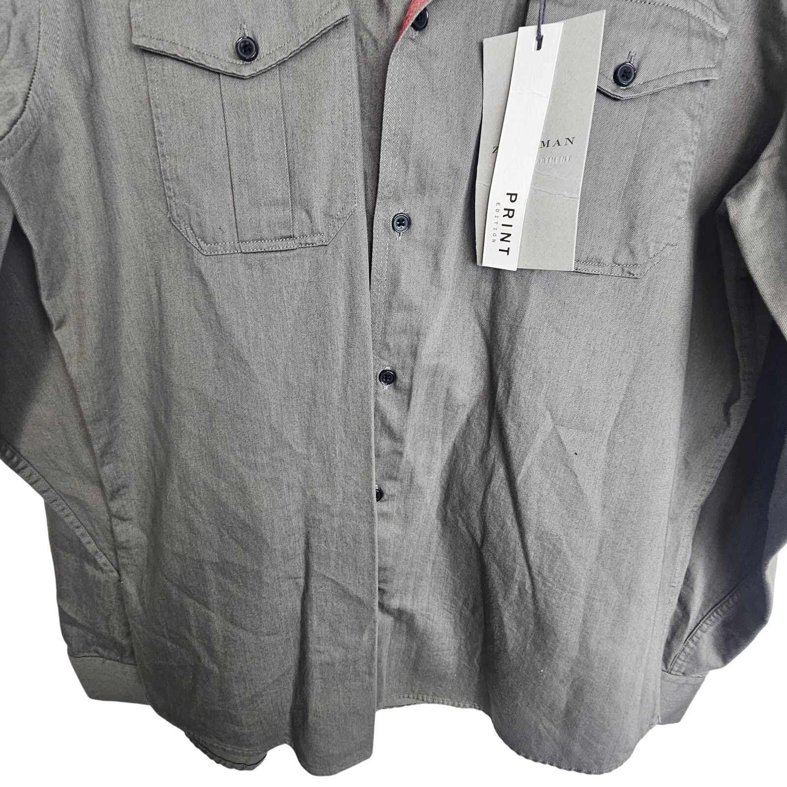 Zara Zara Grunge Graphic Print Stop Looking For Answers Shirt L Size US L / EU 52-54 / 3 - 4 Thumbnail