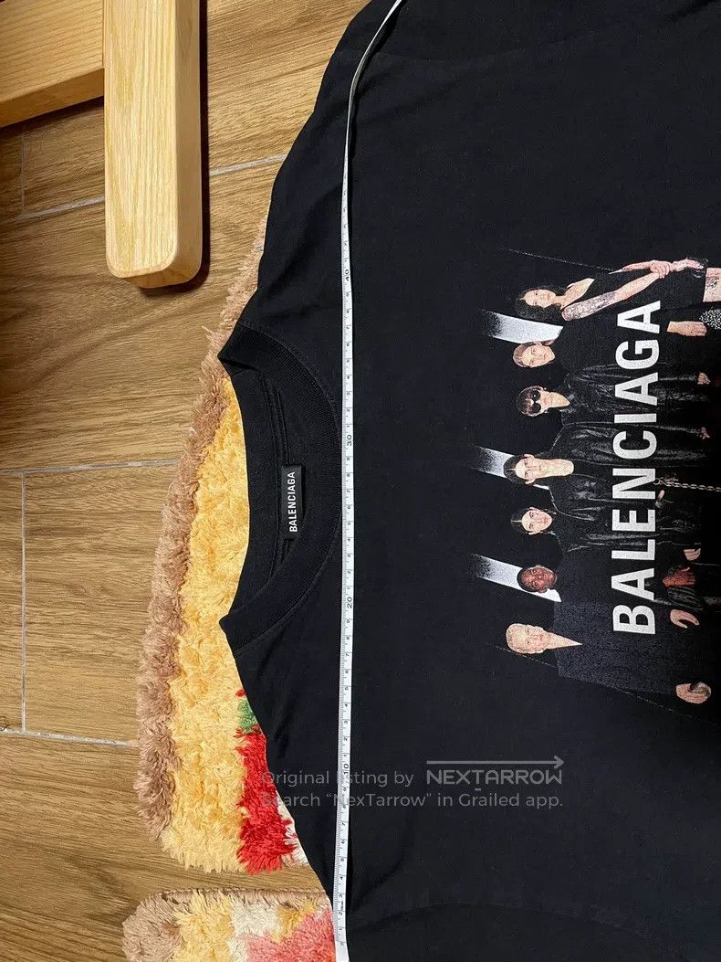Balenciaga Balenciaga Logo Printed Retro Raglan Short Sleeve T-shirt Size US XS / EU 42 / 0 - 5 Thumbnail