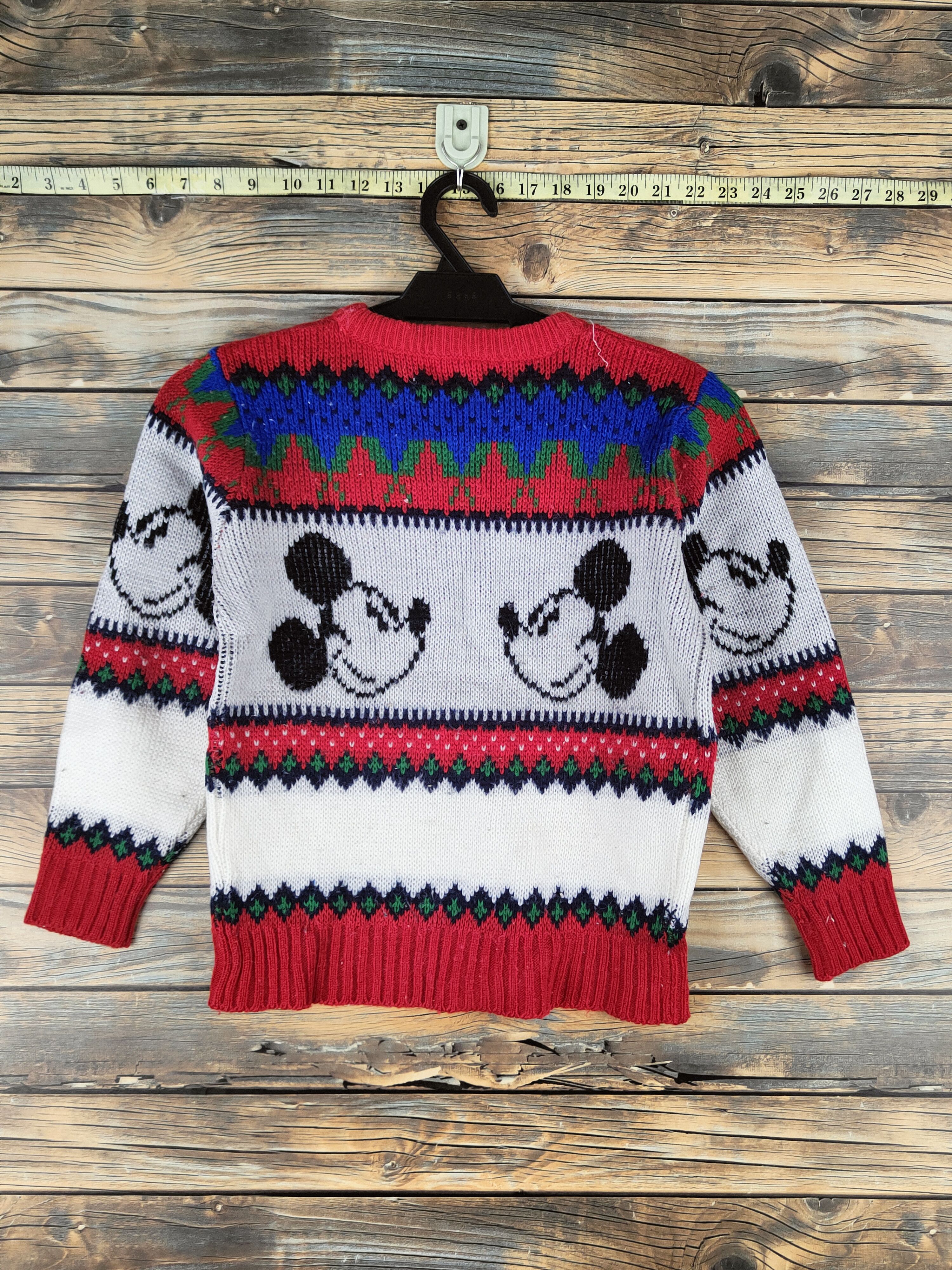 Japanese Brand DL Mickey mouse vintage stripe Knitwear Sweatshirts #46-555 Size US XS / EU 42 / 0 - 7 Thumbnail
