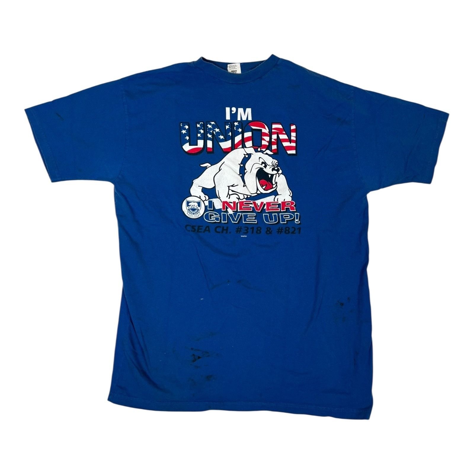 Other Vintage Y2K Union Shirt CSEA River Dogs Size XL California S Size US XL / EU 56 / 4 - 1 Thumbnail