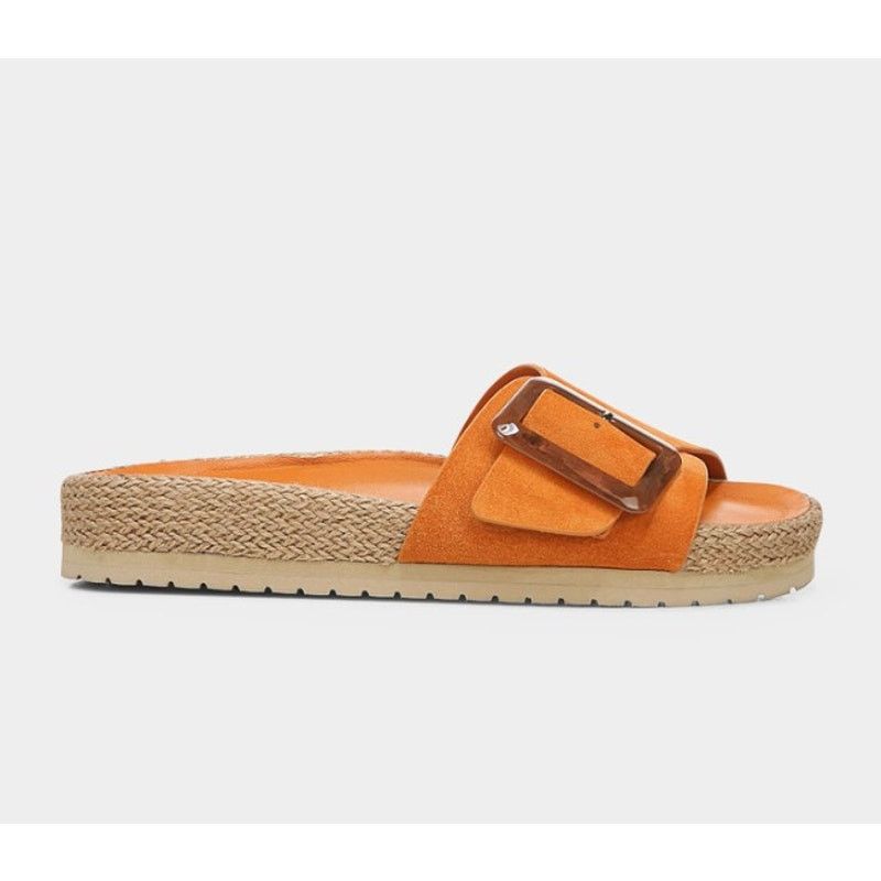 Vince VINCE Tortoise Buckle Espadrille Grant Slides Sandals 6 Size US 6 / IT 36 - 1 Thumbnail