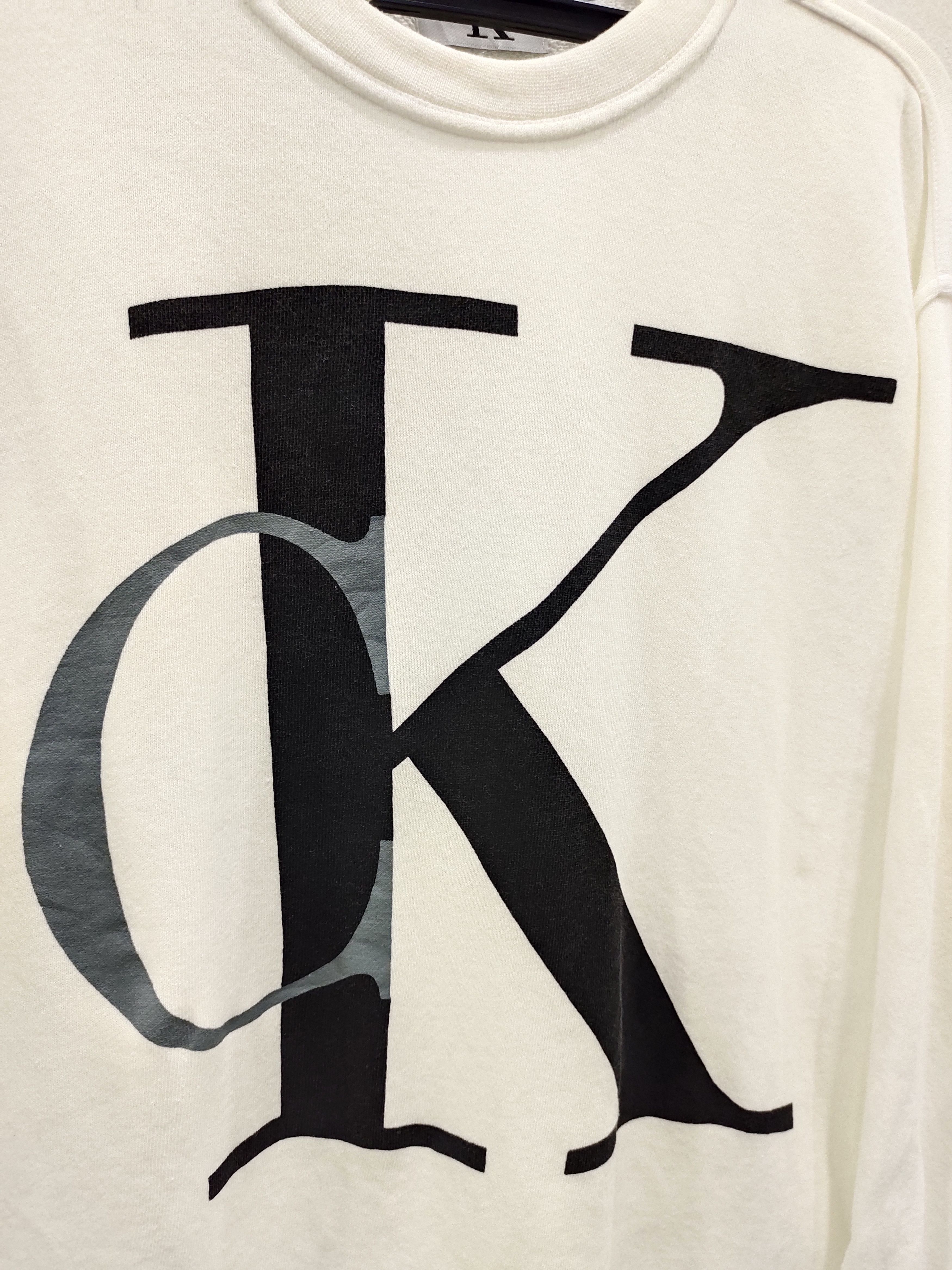 Calvin Klein Vintage Big Logo Calvin Klein Sweatshirt Size US L / EU 52-54 / 3 - 2 Thumbnail