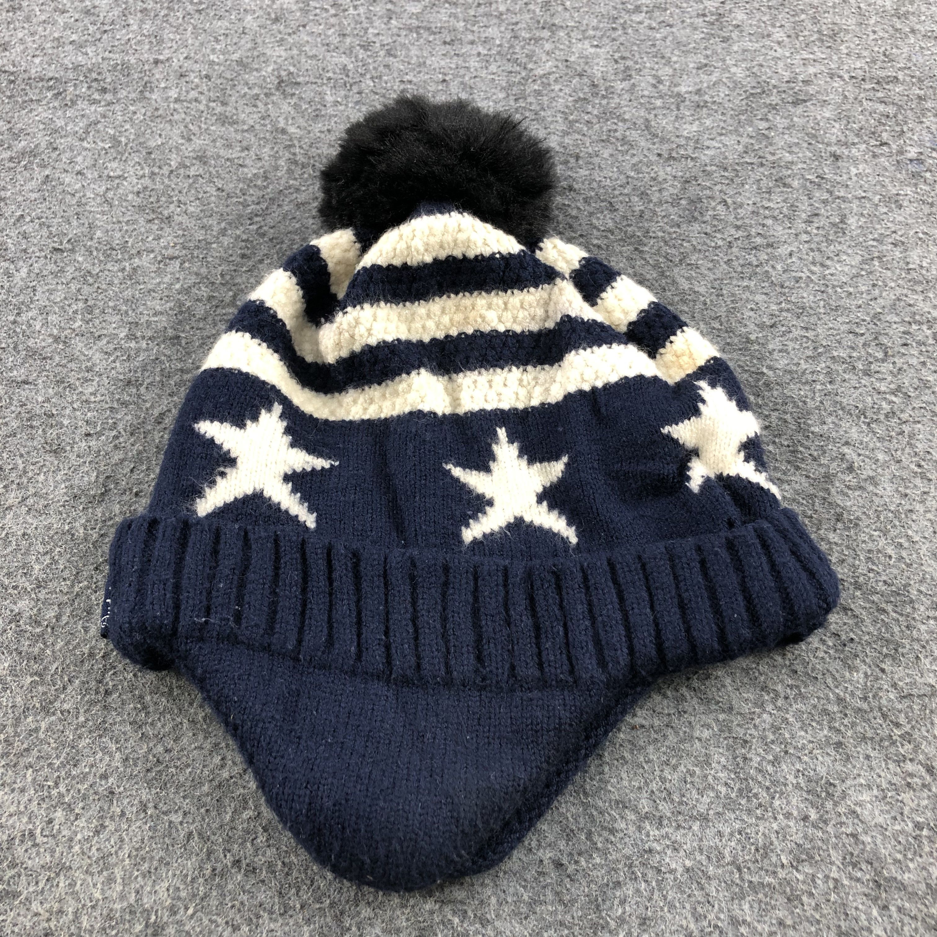 Vintage Udula Earflap Bobble Beanie Snowcap Snow Hat B141 Size ONE SIZE - 3 Thumbnail