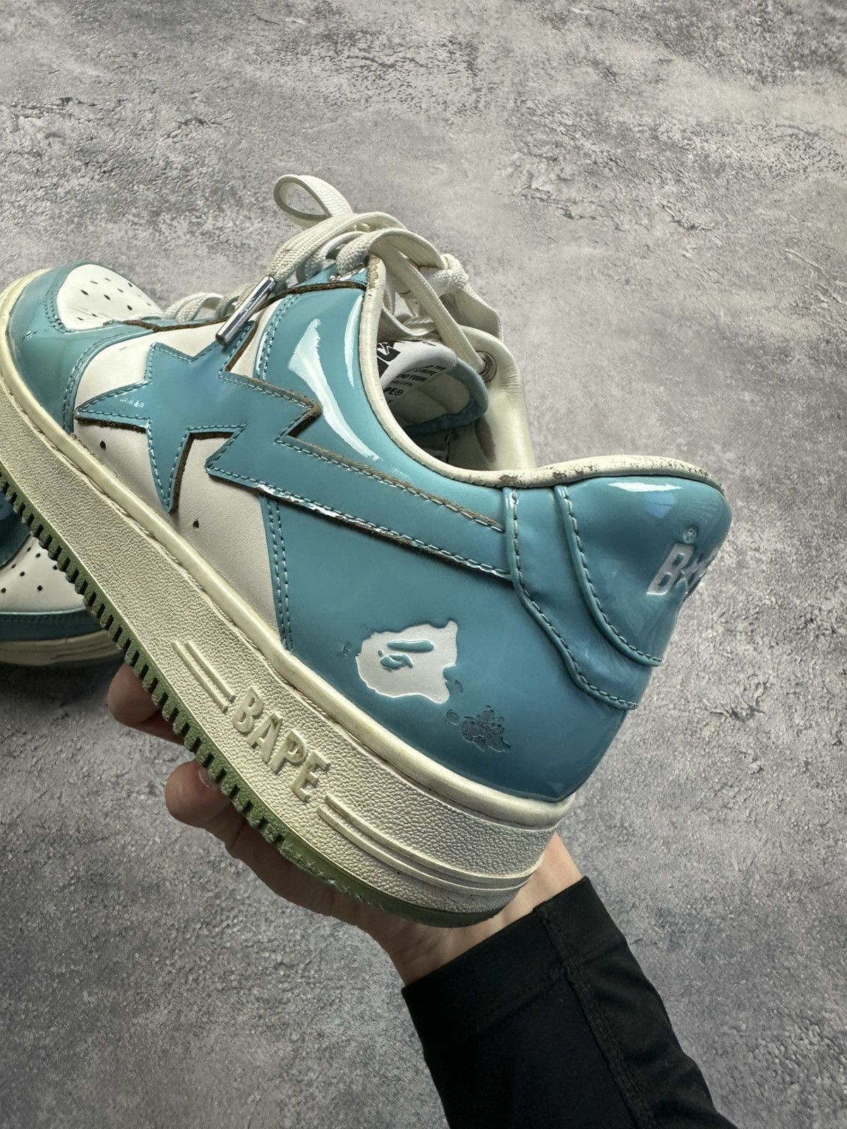 Bape A Bathing Ape Bape Sta Blue White Sneakers size 8.5 Size US 8.5 / EU 41-42 - 20 Thumbnail