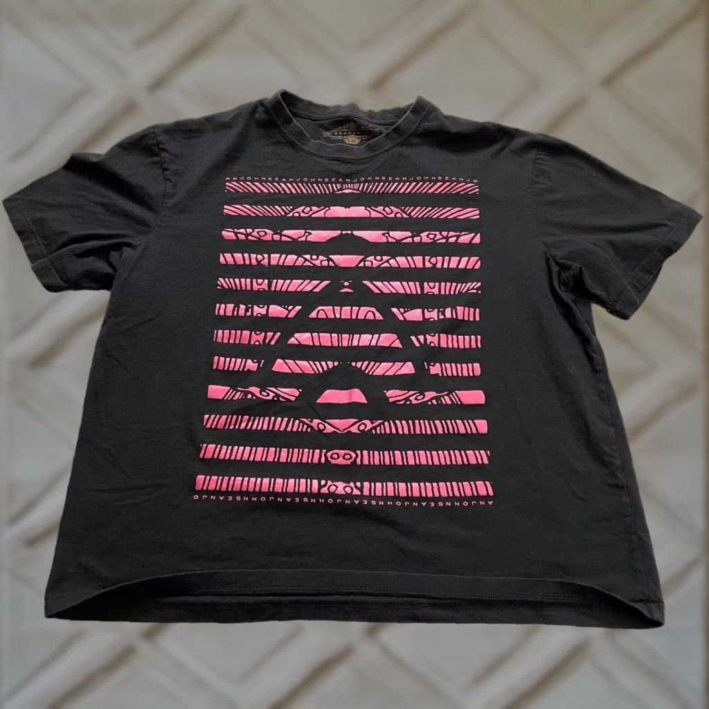 Sean John VINTAGE Sean John Graphic T-Shirt Men 2XL Black Crew Neck Cotton Short Sleeve Y2K Tee Mens Size US XXL / EU 58 / 5 - 1 Thumbnail
