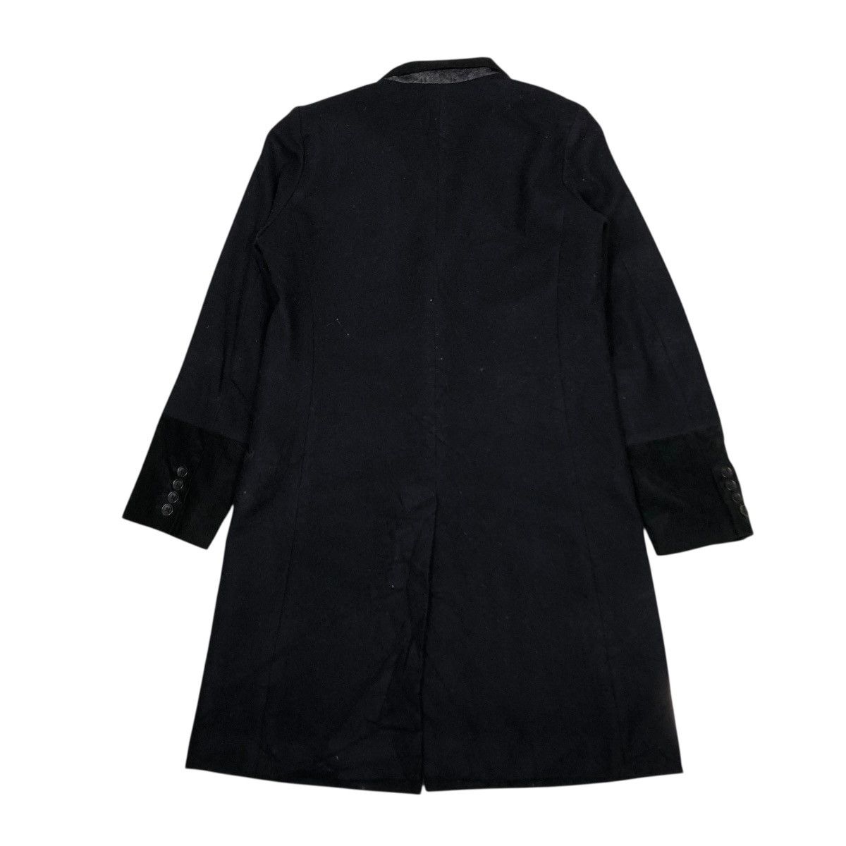 Undercover 🔥RICH BLACK LONG JACKET UNIQLO X UNDERCOVER DOUBLE BREAST Size US M / EU 48-50 / 2 - 2 Thumbnail