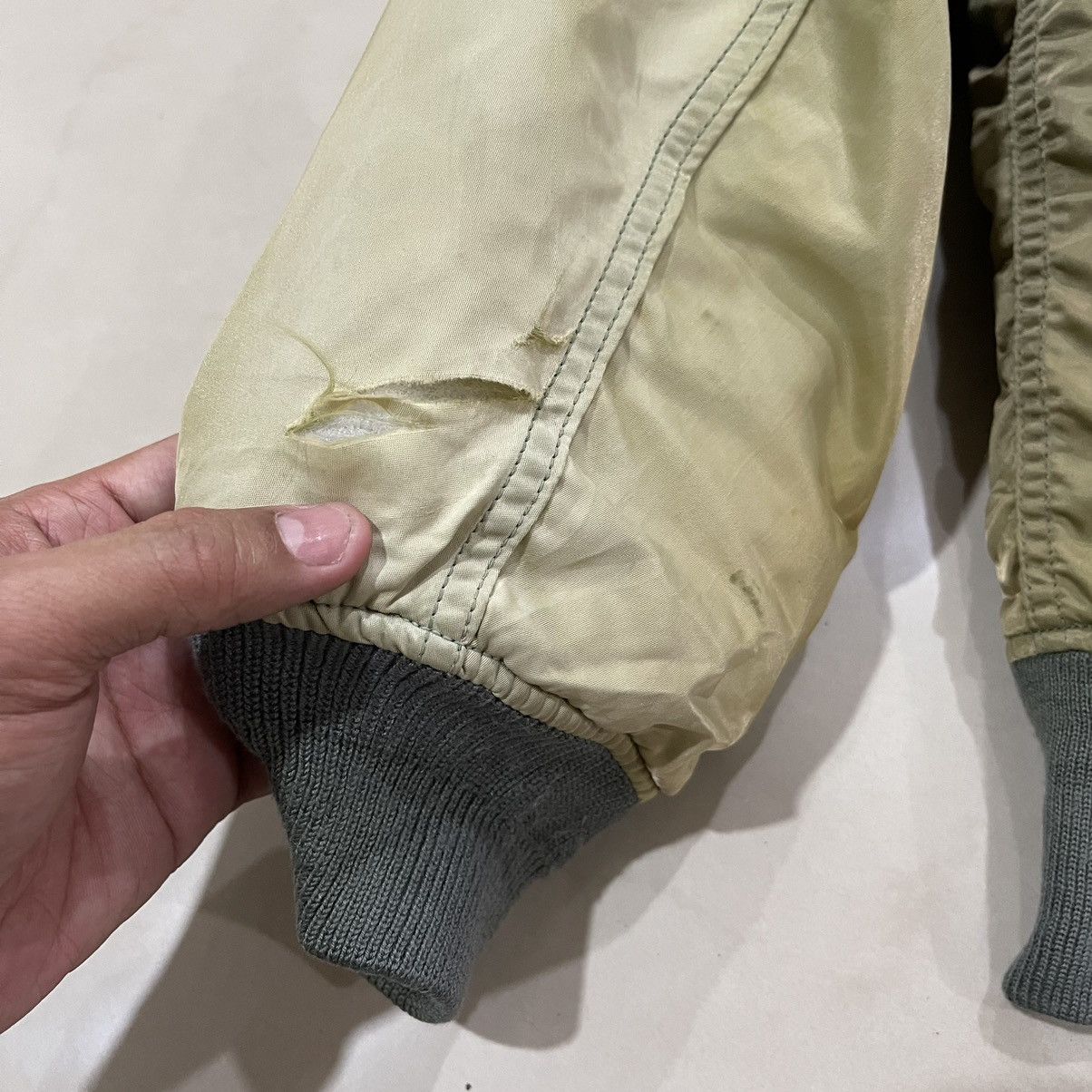 Japanese Brand Vintage Machope MA-1 Army Air Force Flight Bomber Jacket Size US M / EU 48-50 / 2 - 17 Thumbnail