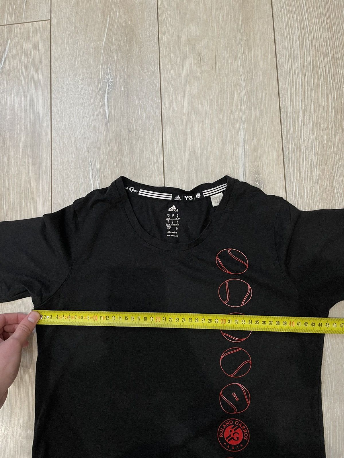Adidas × Yohji Yamamoto ADIDAS Y-3 X ROLLAND GARROS T Shirt Size S / US 4 / IT 40 - 8 Thumbnail