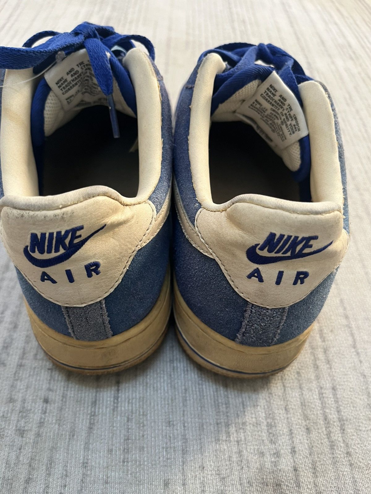 Nike Vintage 80s nike air force 1 blue shoes Size US 9 / EU 42 - 2 Thumbnail