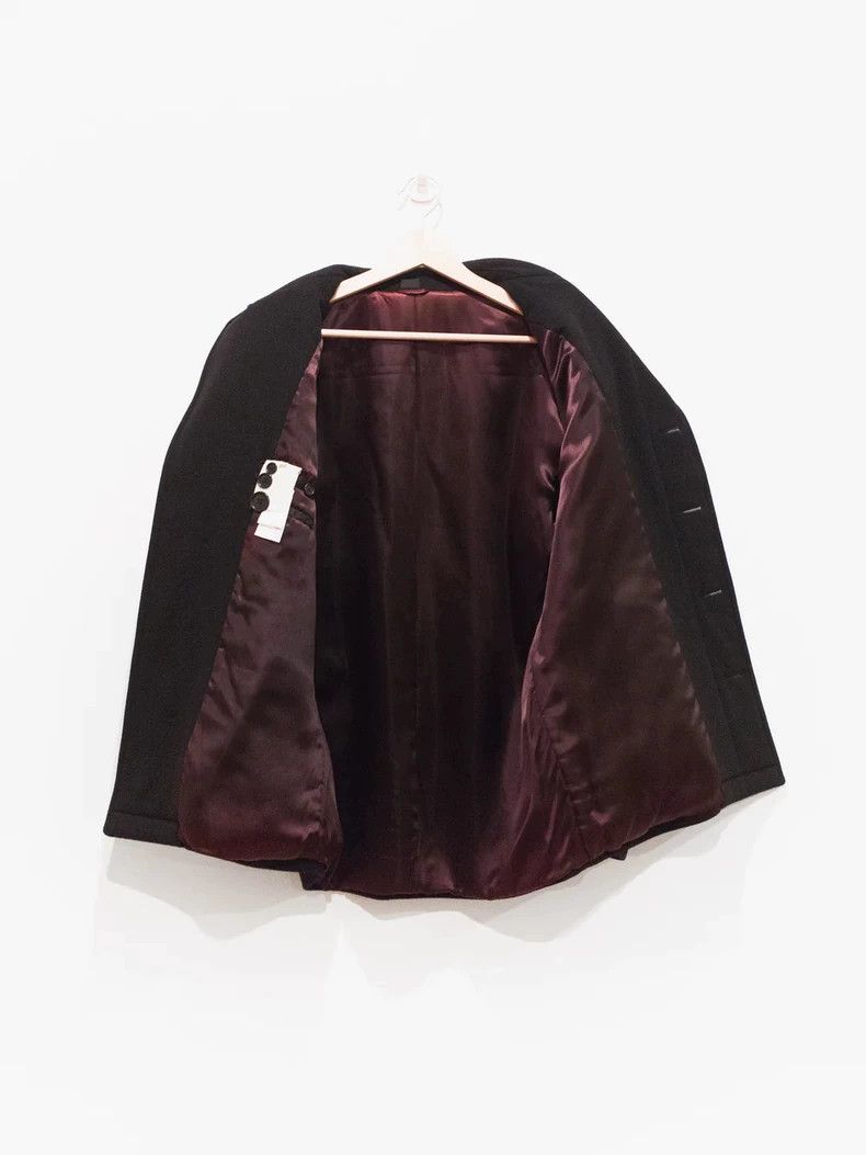 Helmut Lang HELMUT LANG Black wool goat down coat Size US S / EU 44-46 / 1 - 6 Thumbnail