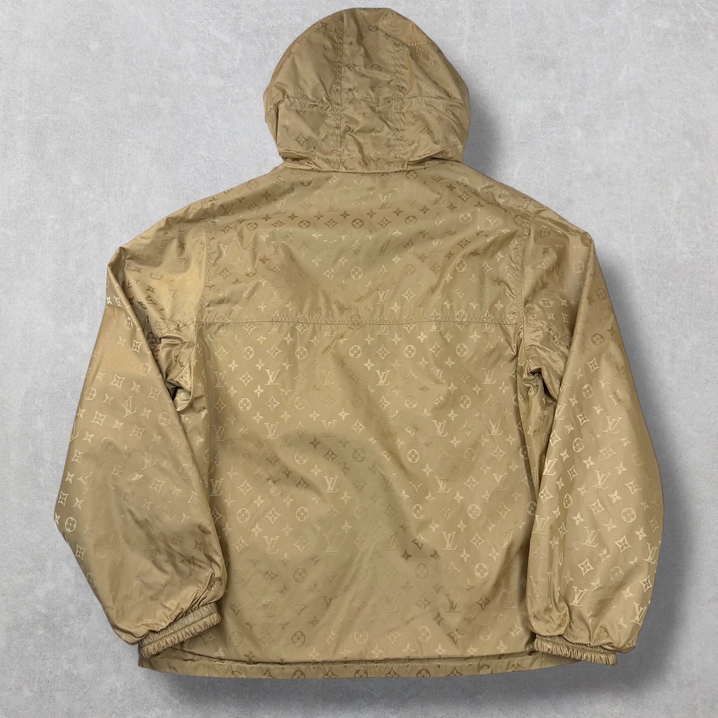 Louis Vuitton Louis Vuitton Monogram Reversible Windbreaker Gold 46 (S) Size US S / EU 44-46 / 1 - 5 Thumbnail