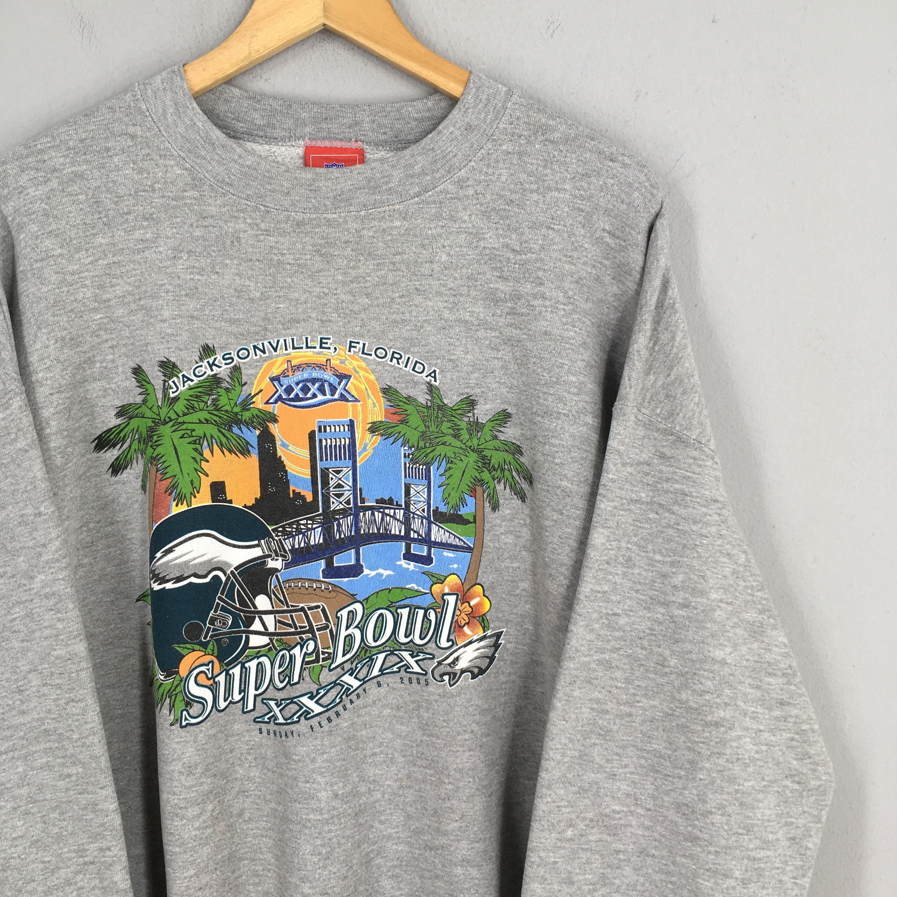 NFL Vintage Philadelphia Eagles Football NFL Sweatshirt 2XLarge Size US XXL / EU 58 / 5 - 2 Thumbnail